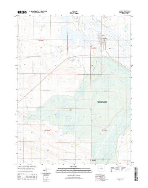 MyTopo Walden, Colorado USGS Quad Topo Map
