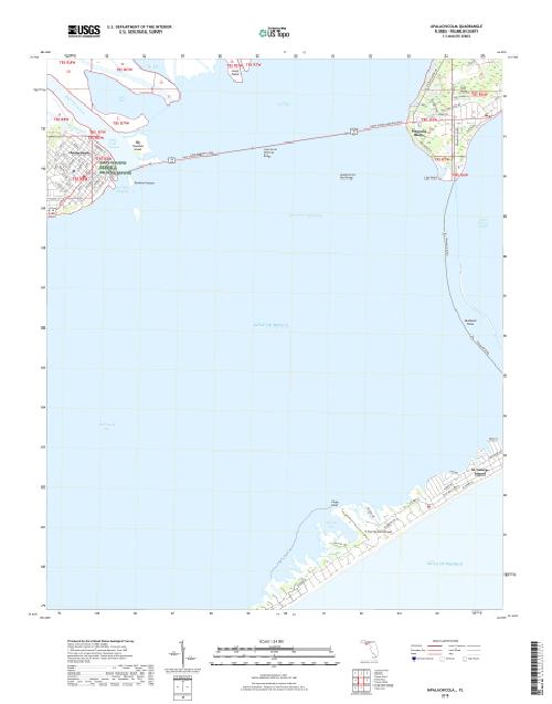 MyTopo Apalachicola, Florida USGS Quad Topo Map