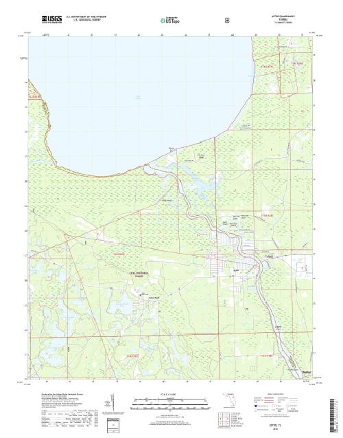 MyTopo Astor, Florida USGS Quad Topo Map