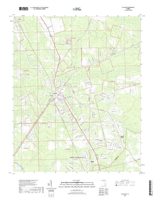 MyTopo Callahan, Florida USGS Quad Topo Map