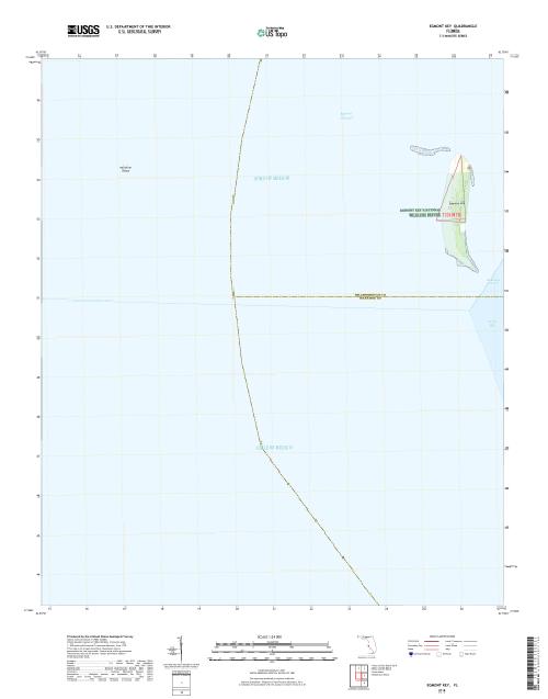 MyTopo Egmont Key, Florida USGS Quad Topo Map