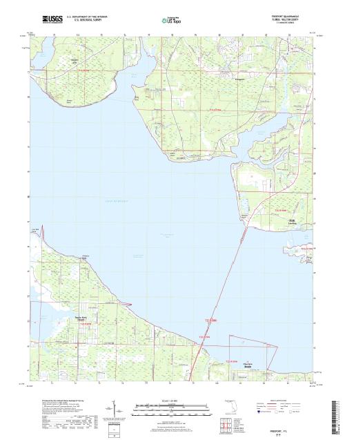 MyTopo Freeport, Florida USGS Quad Topo Map