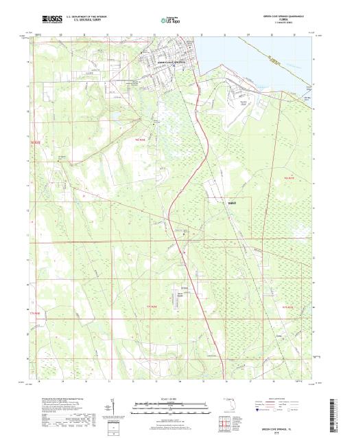 MyTopo Green Cove Springs, Florida USGS Quad Topo Map