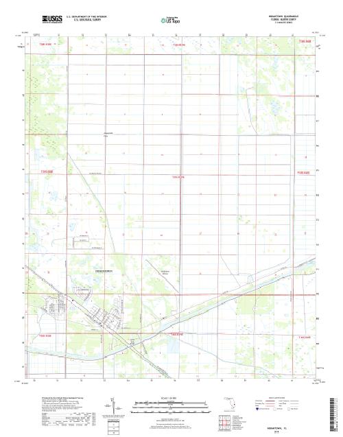 MyTopo Indiantown, Florida USGS Quad Topo Map