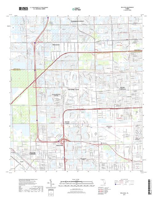 MyTopo Opalocka, Florida USGS Quad Topo Map