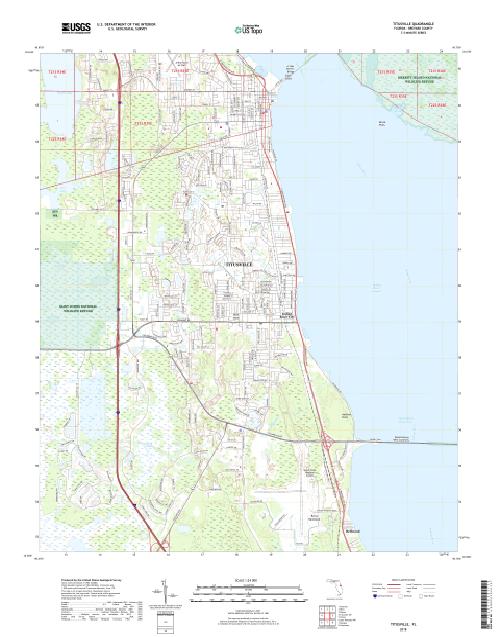 MyTopo Titusville, Florida USGS Quad Topo Map