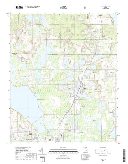 MyTopo Umatilla, Florida USGS Quad Topo Map