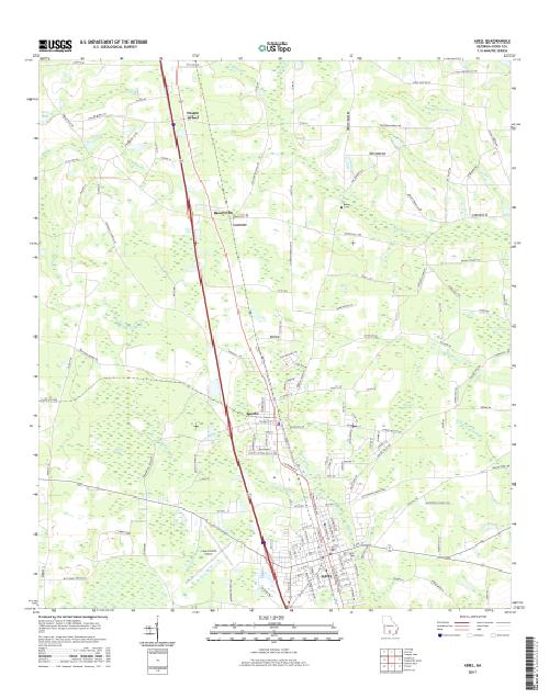 MyTopo Adel, USGS Quad Topo Map