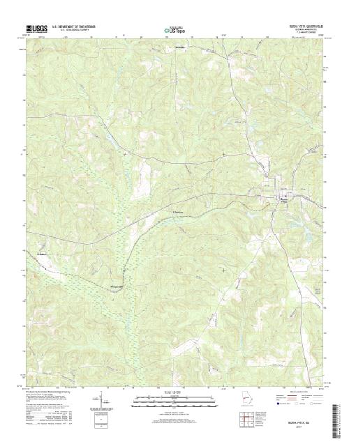MyTopo Buena Vista, USGS Quad Topo Map