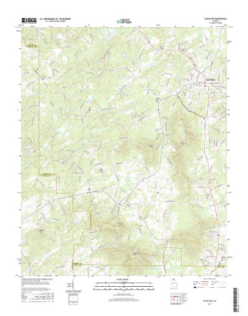 MyTopo Cleveland, USGS Quad Topo Map