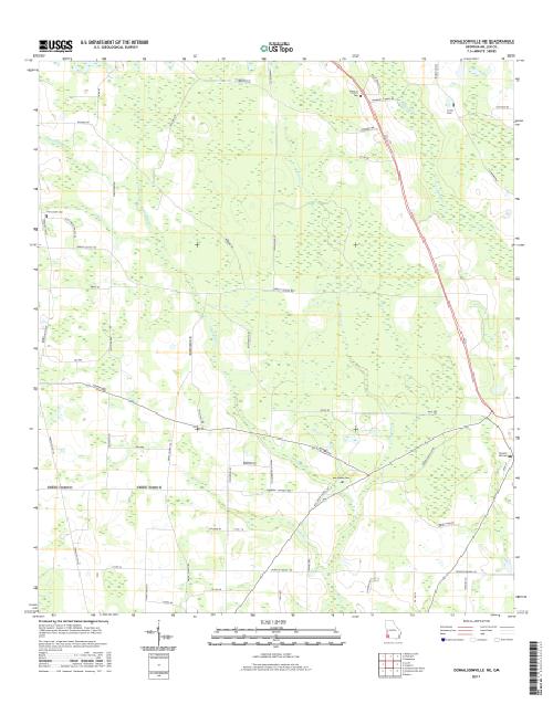 MyTopo Donalsonville NE, USGS Quad Topo Map