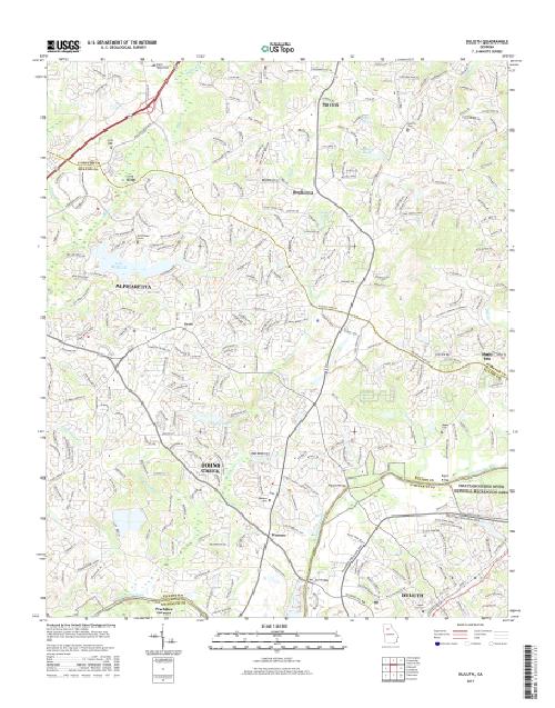 MyTopo Duluth, USGS Quad Topo Map