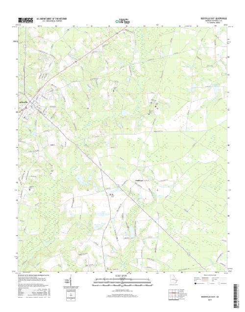 MyTopo Reidsville East, USGS Quad Topo Map