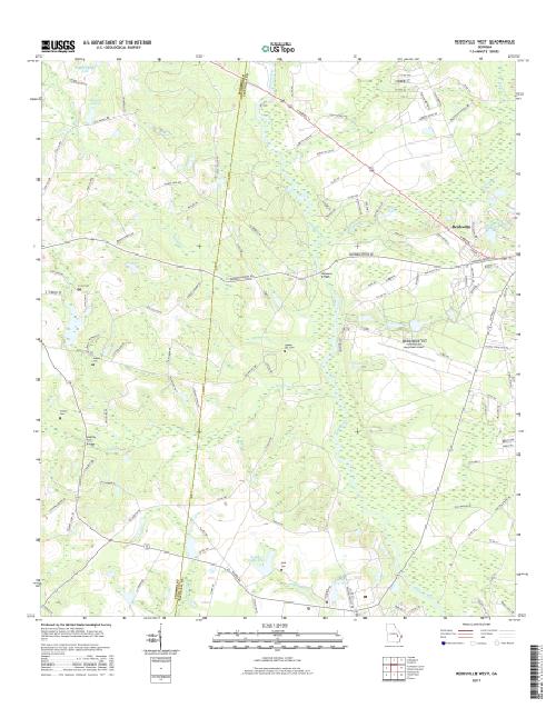 MyTopo Reidsville West, USGS Quad Topo Map