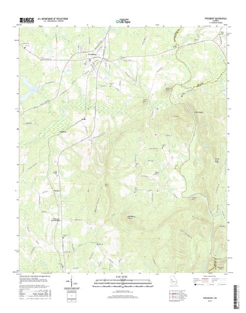 MyTopo Woodbury, USGS Quad Topo Map