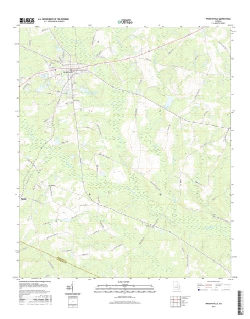 MyTopo Wrightsville, USGS Quad Topo Map