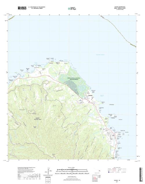 MyTopo Kahuku, Hawaii USGS Quad Topo Map