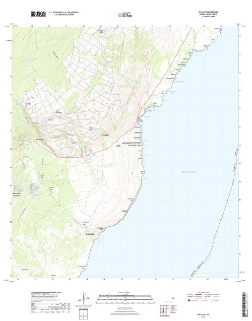 MyTopo Naalehu, Hawaii USGS Quad Topo Map