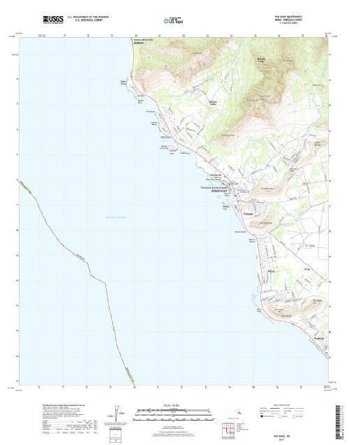 MyTopo Waianae, Hawaii USGS Quad Topo Map