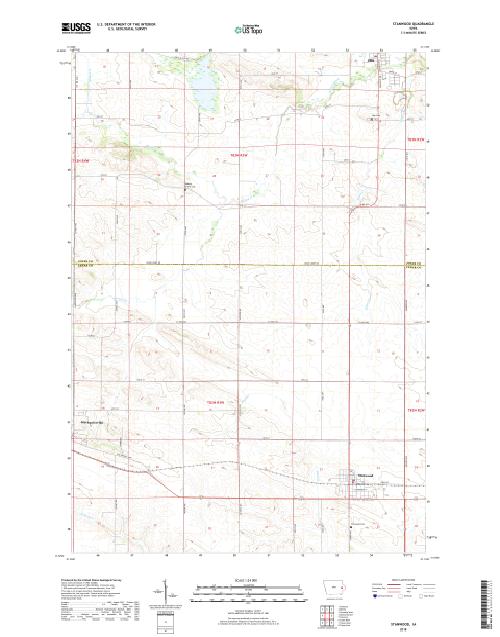 MyTopo Stanwood, Iowa USGS Quad Topo Map