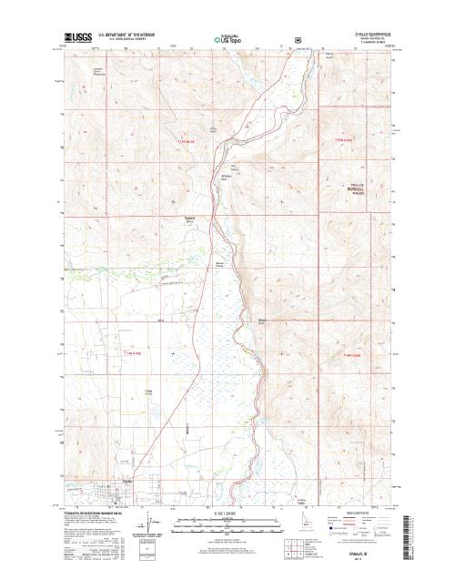 MyTopo Challis, Idaho USGS Quad Topo Map