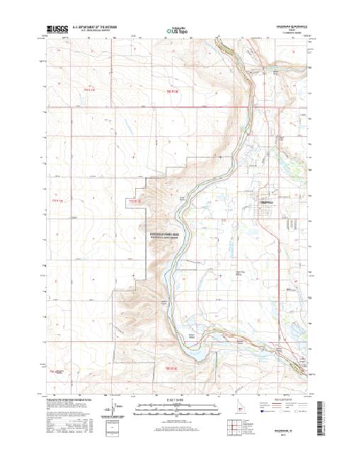 MyTopo Hagerman, Idaho USGS Quad Topo Map