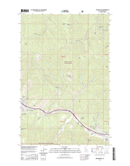 MyTopo Kellogg East, Idaho USGS Quad Topo Map