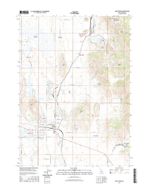 MyTopo Soda Springs, Idaho USGS Quad Topo Map