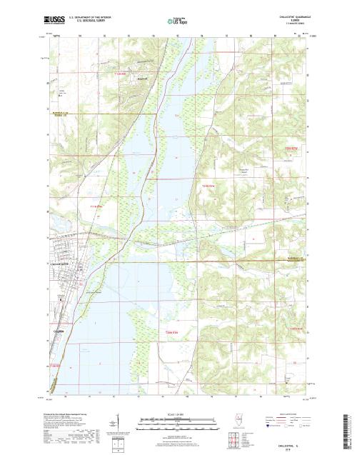 MyTopo Chillicothe, Illinois USGS Quad Topo Map