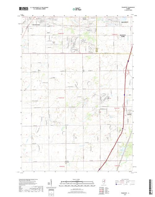 MyTopo Frankfort, Illinois USGS Quad Topo Map