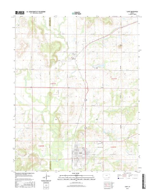 MyTopo Caney, Kansas USGS Quad Topo Map