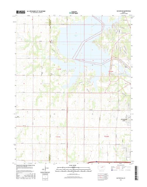 MyTopo Milford Dam, Kansas USGS Quad Topo Map