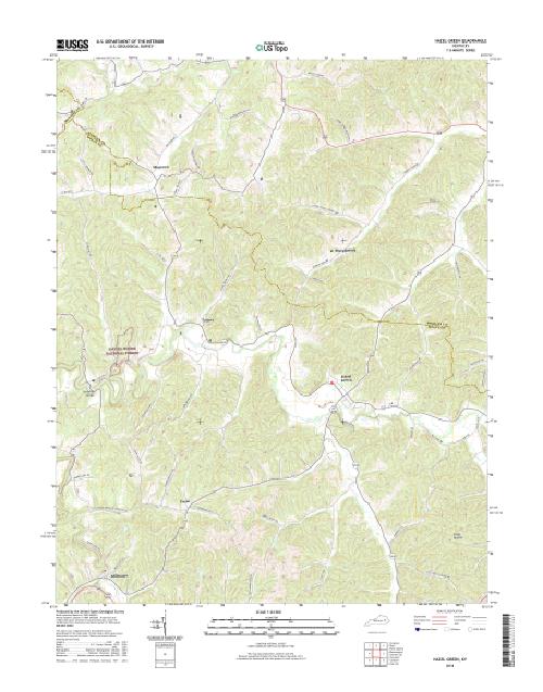 MyTopo Hazel Green, Kentucky USGS Quad Topo Map