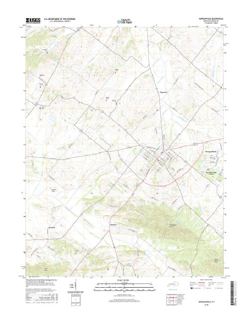 MyTopo Kentucky USGS Quad Topo Map