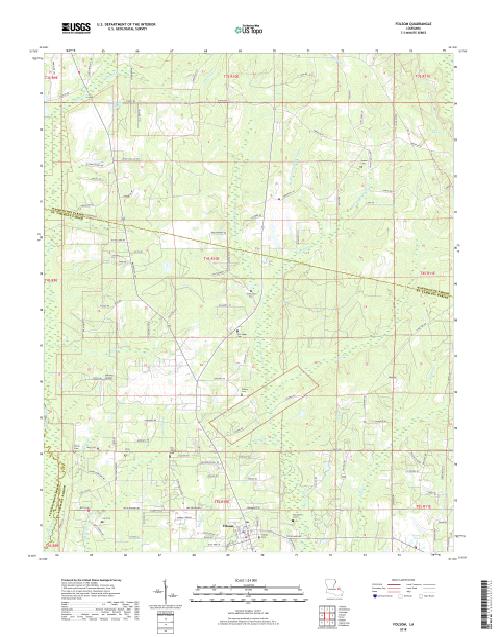 MyTopo Folsom, Louisiana USGS Quad Topo Map