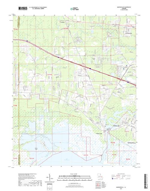 MyTopo Madisonville, Louisiana USGS Quad Topo Map