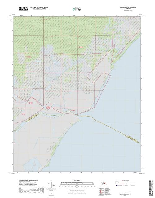 MyTopo Ponchatoula SE, Louisiana USGS Quad Topo Map