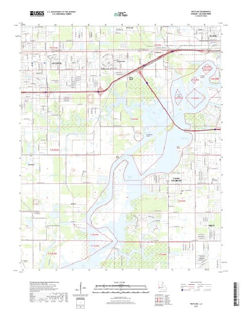 MyTopo Westlake, Louisiana USGS Quad Topo Map