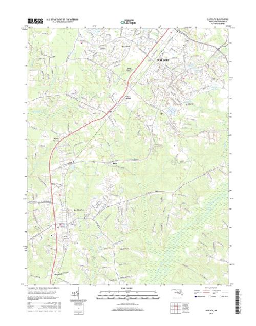 MyTopo La Plata, Maryland USGS Quad Topo Map