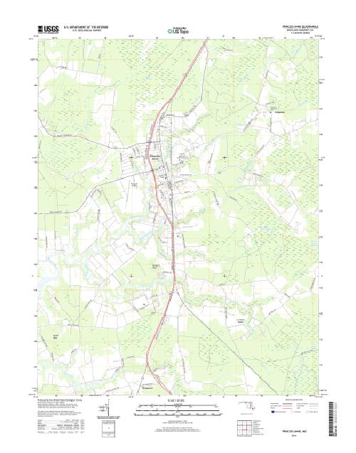 Old Princess Anne County Map
