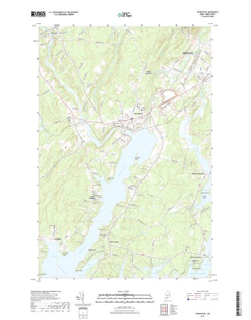 MyTopo Thomaston, Maine USGS Quad Topo Map