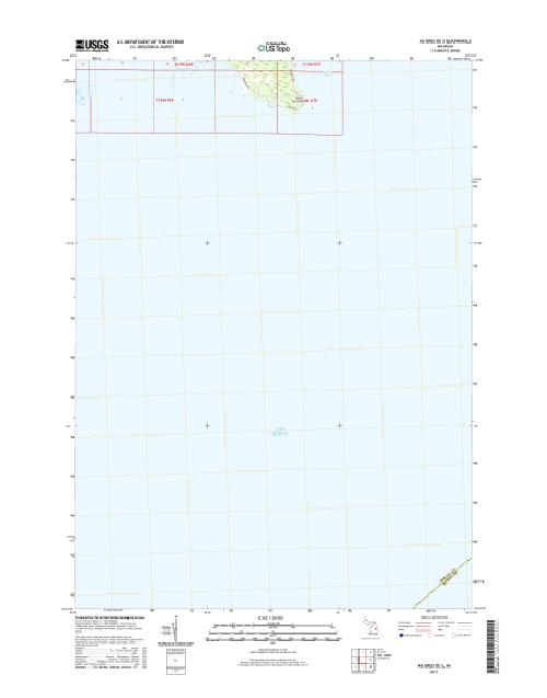 MyTopo Au Gres OE S, Michigan USGS Quad Topo Map