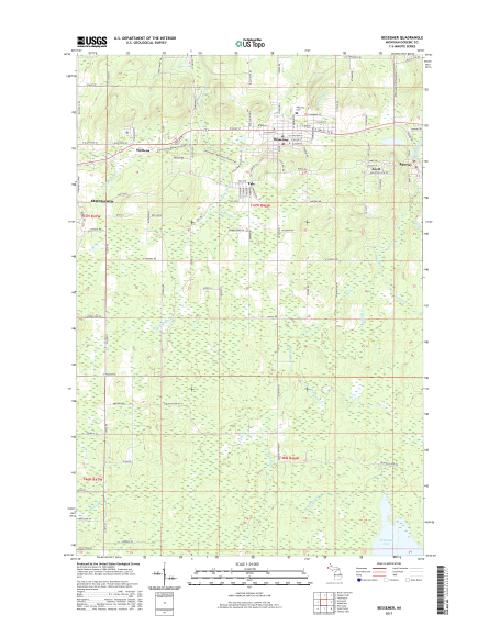 MyTopo Bessemer, Michigan USGS Quad Topo Map