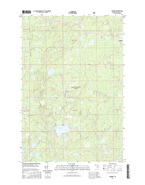 MyTopo Gogebic, Michigan USGS Quad Topo Map