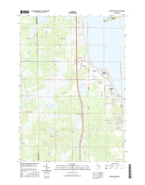 MyTopo Houghton Lake, Michigan USGS Quad Topo Map