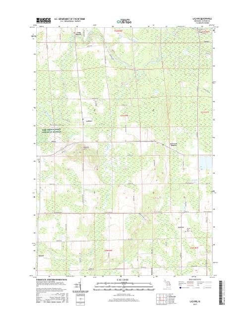 MyTopo Lachine, Michigan USGS Quad Topo Map
