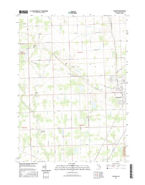 MyTopo Richmond, Michigan USGS Quad Topo Map