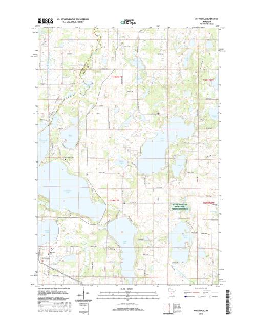 MyTopo Annandale, Minnesota USGS Quad Topo Map