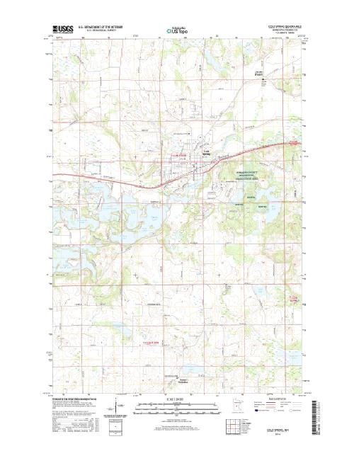 MyTopo Cold Spring, Minnesota USGS Quad Topo Map