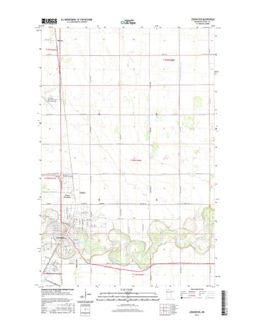 MyTopo Crookston, Minnesota USGS Quad Topo Map